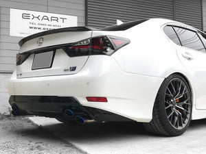 EXART IVSC MUFFLER STAINLESS STEEL OVAL TAIL EXHAUST EXHAUST FOR LEXUS GS F DBA-URL10 2UR-GSE EA01-LX109-STAINLESS-STEEL-OVAL-TAIL