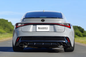 EXART IVSC MUFFLER TITANIUM OVAL TAILPIPE (110MM X 70MM 4 PIECES) EXHAUST EXHAUST FOR LEXUS IS500 5BA-USE30 2UR-GSE EA01-LX111-TITANIUM-OVAL-TAILPIPE-110MM-X-70MM-4-PIECES