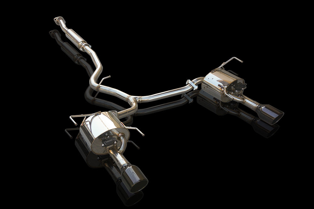 EXART IVSC MUFFLER WITH CARBON TAILPIPE EXHAUST EXHAUST FOR SUBARU LEVORG DBA-VMG FA20 EA01-SB108-C