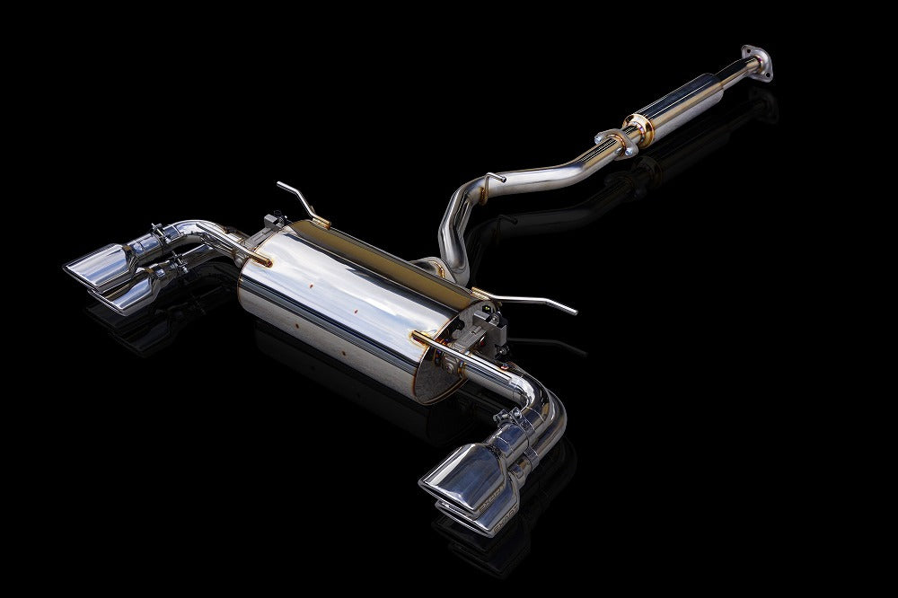 EXART IVSC MUFFLER WITH TITANIUM TAILPIPE EXHAUST EXHAUST FOR TOYOTA GR86 3BA-ZN8 SUBARU BRZ 3BA-ZD8 FA24 EA01-TY112-T