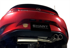 EXART ONE MUFFLER EXHAUST EXHAUST FOR MAZDA ROADSTER DBA-ND5RC 5BA-ND5RC P5-VP[RS] EA02-MZ102