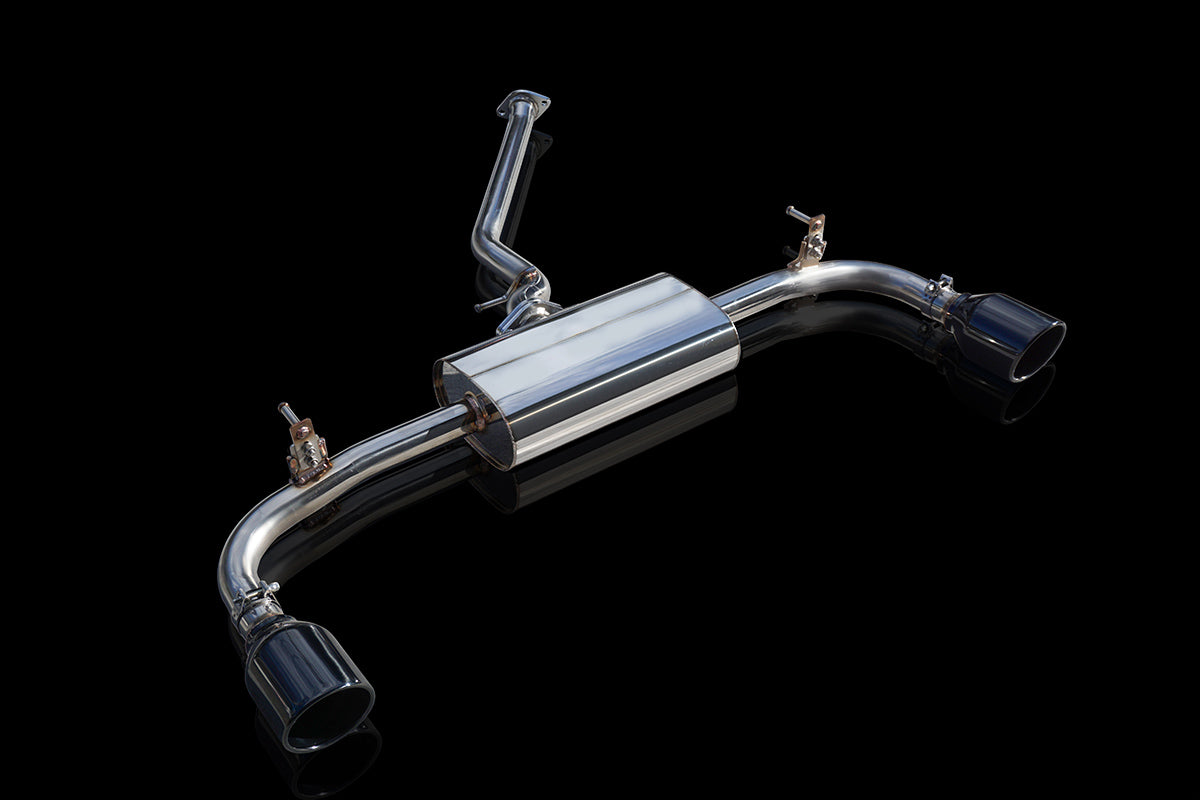 EXART ONE MUFFLER STAINLESS STEEL ROUND TAILPIPE (OUTER DIAMETER Φ114) EXHAUST EXHAUST FOR TOYOTA RAV4 6AA-AXAH54 HYBRID A25A-FXS A25A-3NM-4NM EA02-TY113-S