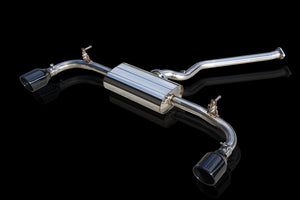 EXART ONE MUFFLER STAINLESS STEEL ROUND TAILPIPE (OUTER DIAMETER Φ114) EXHAUST EXHAUST FOR TOYOTA RAV4 6AA-AXAH54 HYBRID A25A-FXS A25A-3NM-4NM EA02-TY113-S