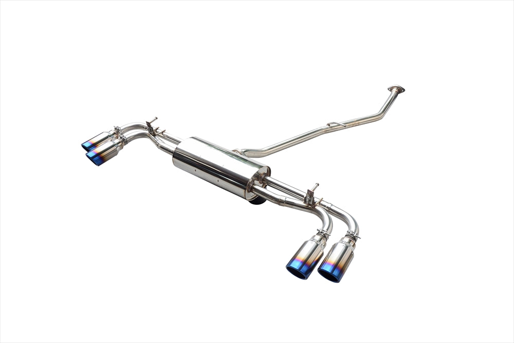 EXART ONE MUFFLER WITH GRAPHITE TAILPIPE (CIRCULAR 89MM OUTER DIAMETER) EXHAUST EXHAUST FOR TOYOTA CROWN CROSSOVER 6AA-AZSH35 A25A-FXS EA02-TY116-MG