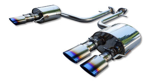 EXART ONE MUFFLER TITANIUM OVAL TAILPIPE (110MM X 70MM 4 PIPES) EXHAUST EXHAUST FOR LEXUS IS500 5BA-USE30 2UR-GSE EA02-LX114-T