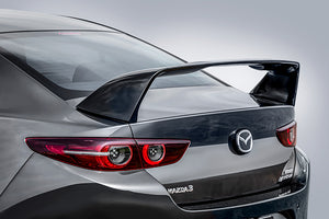 AUTOEXE REAR WING FRP BLACK PAINTED FOR MAZDA MAZDA3 BP SERIES SEDAN BPA3V4920