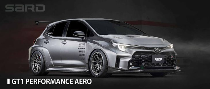 SARD GT1 FRONT SIDE STEP FRP MATT BLACK FOR TOYOTA GR COROLLA GZEA14H 81221