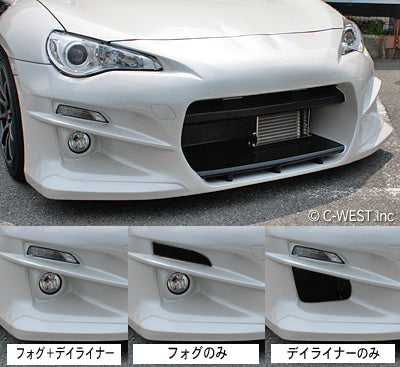 C-WEST FRONT BUMPER WITH FOG + DAYLINER FOR SUBARU BRZ ZC6 CZC601A-FB3PF