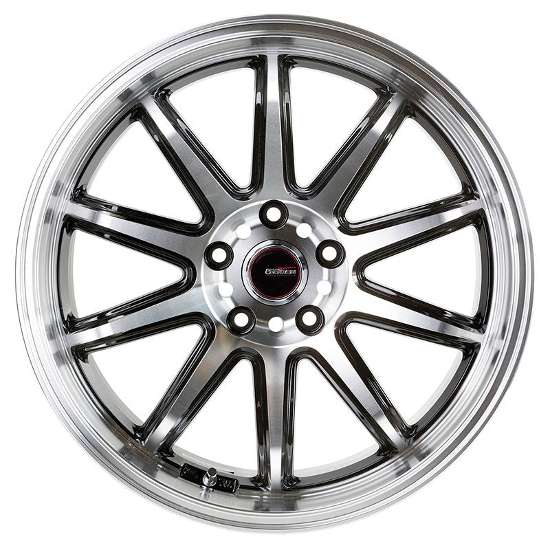 5ZIGEN FIREBALL RR 17X7.0 +45 5-114.3 BLACK POLISH FIR7704554BP