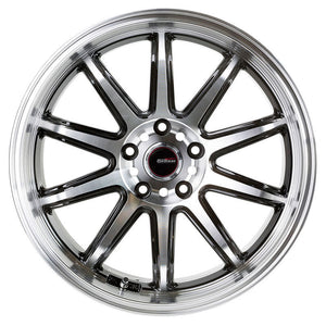 5ZIGEN FIREBALL RR 17X7.0 +45 5-114.3 BLACK POLISH FIR7704554BP