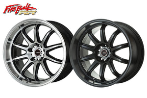5ZIGEN FIREBALL RR 17X7.0 +45 5-114.3 BLACK POLISH FIR7704554BP