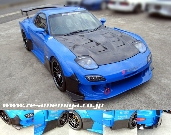 RE-AMEMIYA D1WIDE BODY KIT FRP MODEL-05 FOR MAZDA RX-7 FD3S D0-022035-224