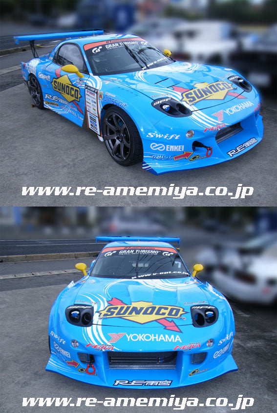 RE-AMEMIYA D1WIDE BODY KIT FRP MODEL-GP FOR MAZDA RX-7 FD3S D0-022035-222