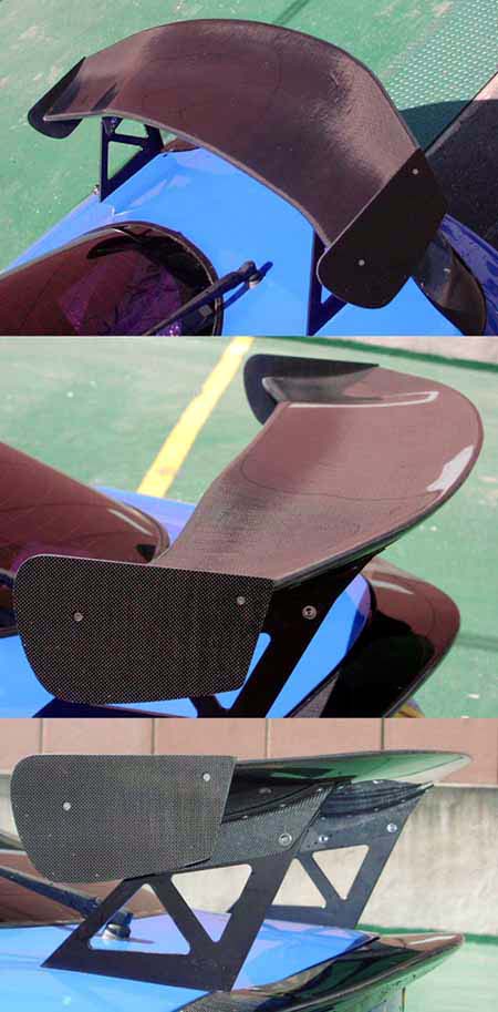 RE-AMEMIYA REAR SPOILER-GT II DRY CARBON FOR MAZDA RX-7 FD3S 22080220DGT02