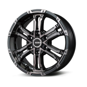RAYS TEAM DAYTONA FDX COLLECTION 17X8J +20 6X139.7 CLEAR BLACK (K1) 38837802016K1