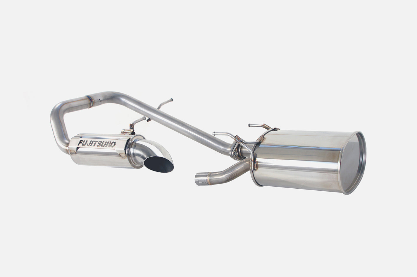 FUJITSUBO AK POLISHED SILENCER MODEL FRONT MUFFLER REAR EXHAUST FOR DAIHATSU HIJET TRUCK JUMBO 4WD S510P KF 740-71802