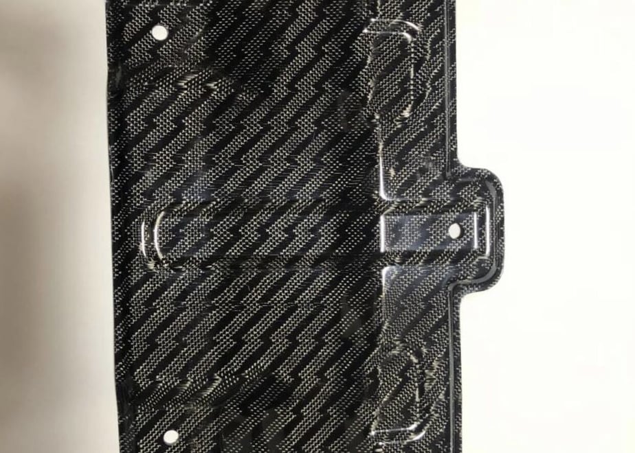 RS CARBON CARBON MUFFLER COVER UNPAINTED FOR HONDA S660 JW5 RS-CARBON-00001