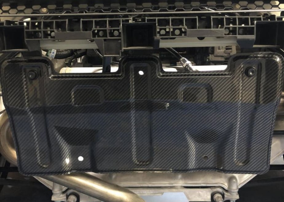 RS CARBON CARBON MUFFLER COVER UNPAINTED FOR HONDA S660 JW5 RS-CARBON-00001