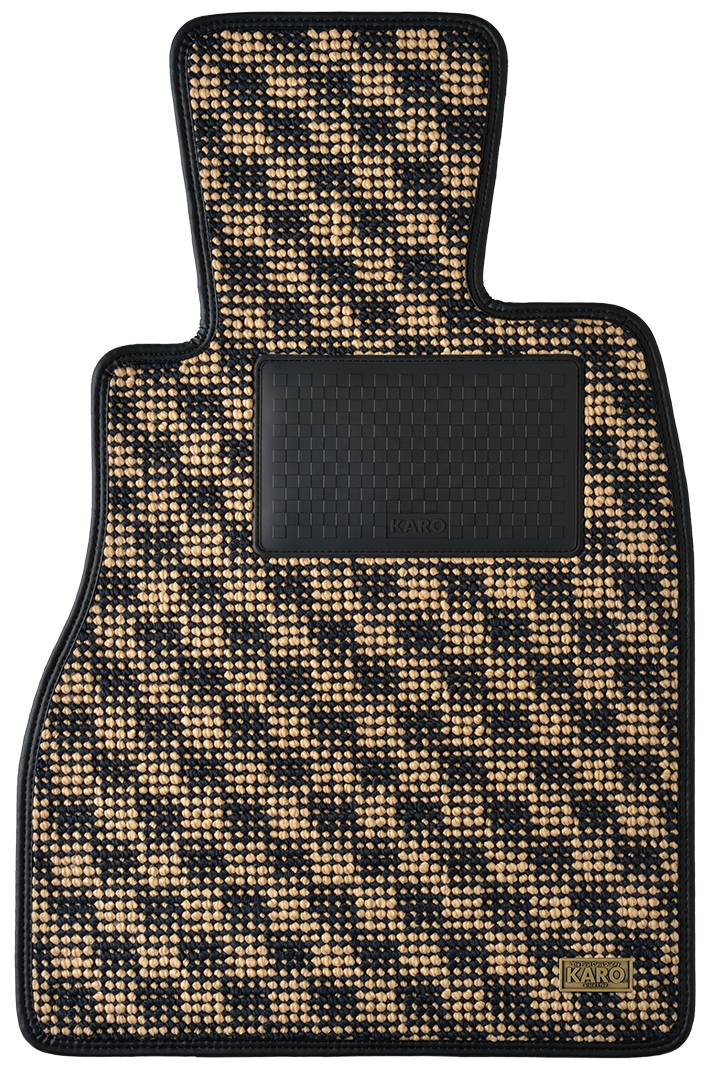 KARO FLAXY BRILLIANT BEIGE FLOOR MATS FOR VOLVO XC60 DB6304TXC FLAXY-2739-BEIGE