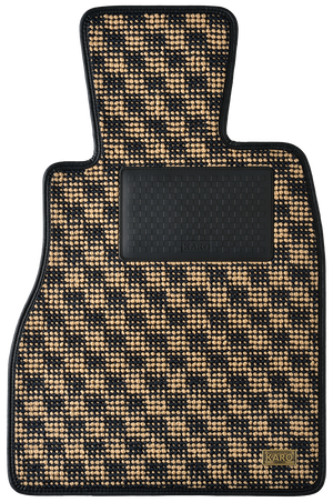 KARO FLAXY BRILLIANT BEIGE LUGGAGE MATS FOR TOYOTA COROLLA ZZE NZE CE12# FLAXY-1392-BEIGE