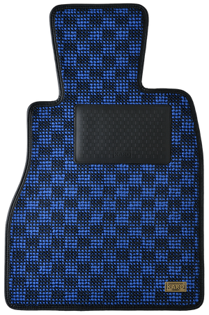 KARO FLAXY BRILLIANT BLUE LUGGAGE MATS FOR MERCEDES BENZ C-CLASS W204 FLAXY-2509-BLUE