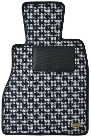 KARO FLAXY BRILLIANT GRAY LUGGAGE MATS FOR MITSUBISHI PAJERO V6#W FLAXY-1289-GRAY