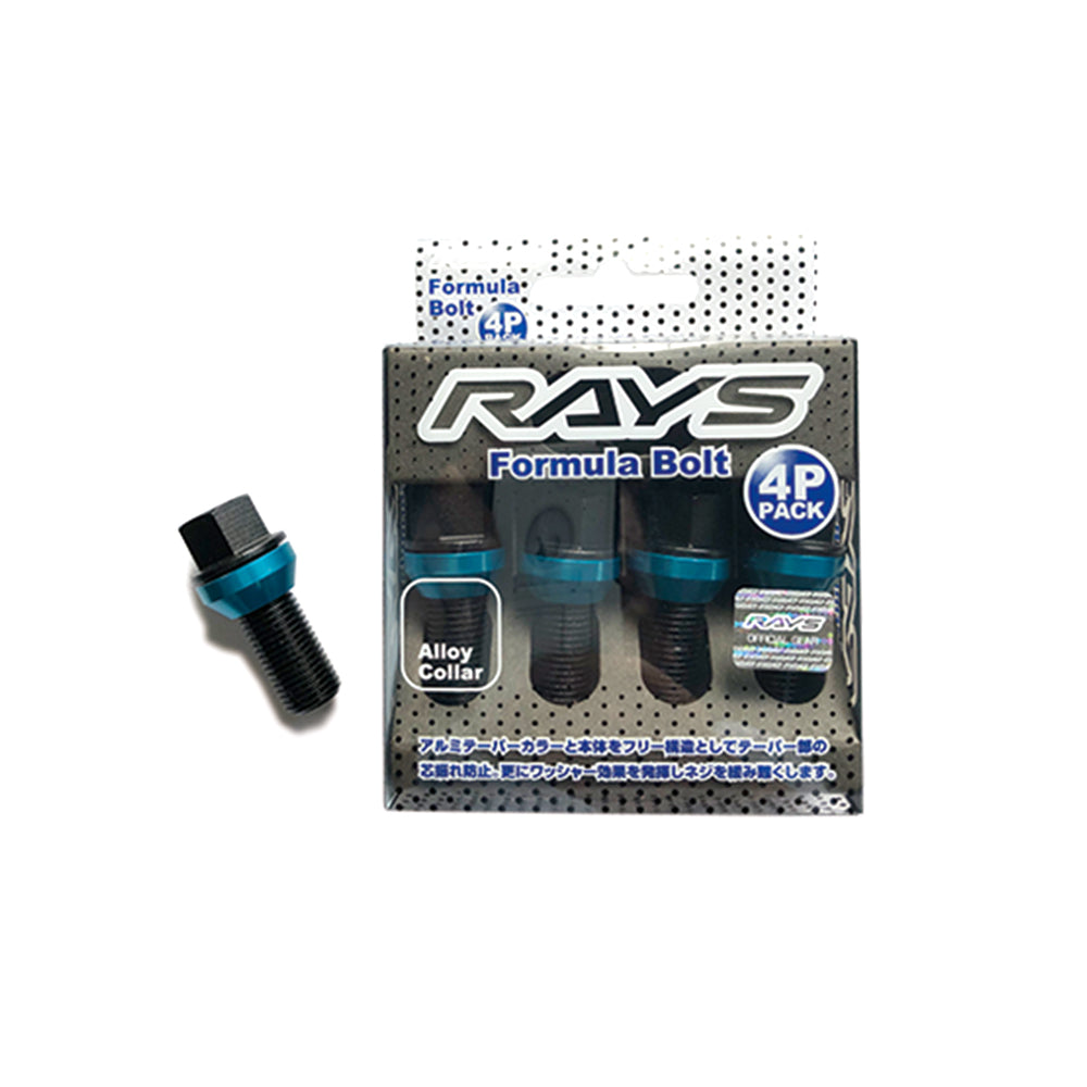 RAYS FORMULA BOLT SET 12X1.5 38 BK 60 4PC (BLACK) 7414000013404