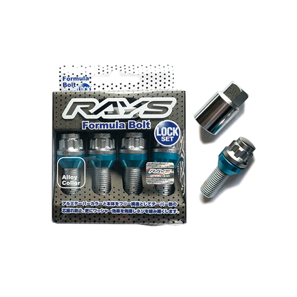 RAYS FORMULA LOCK BOLT 17HEX 14X1.5 28MM CP 13R 4PC (CHROME) 7414000013433