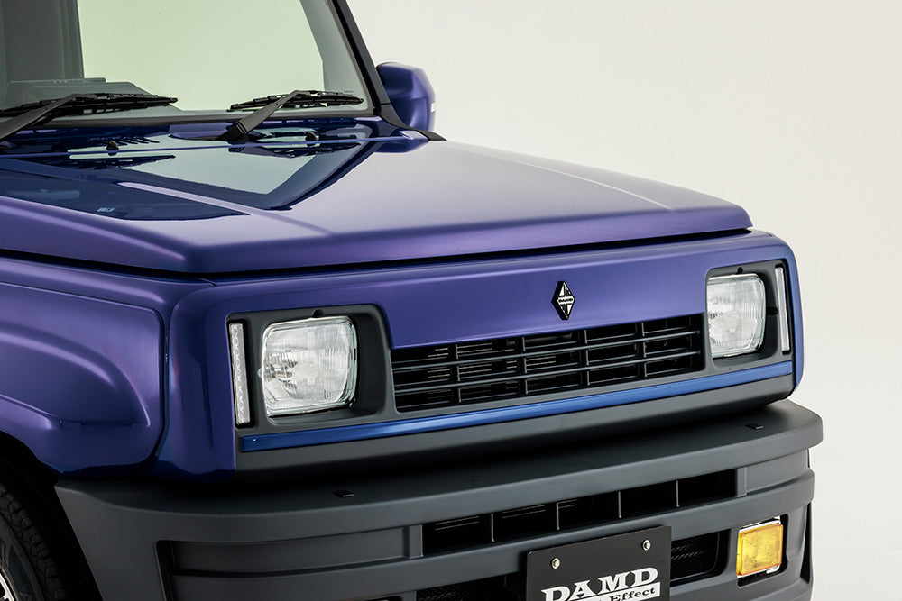 DAMD LITTLE 5. FRONT GRILL UNPAINTED BASE MATERIAL ABS FOR SUZUKI JIMNY SIERRA JB74 YEAR: 2018.07~ DAMD-00158