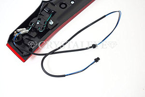 CRYSTAL EYE FIBER TAIL TUBE LED TAIL LAMP HIGH GRADE TYPE RED CLEAR FOR HONDA FIT GK GP L248RC