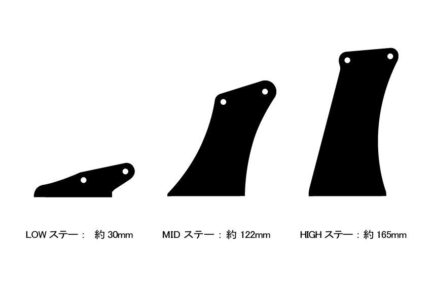 SARD LSR WING STAY MID FOR TOYOTA GR86 ZN8 SUBARU BRZ ZD8 61928M