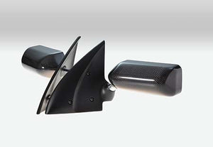 CRAFT SQUARE TOURING COMPETITION MIRROR TRIANGULAR CORNER MOUNT BLUE MIRROR FOR TOYOTA GR YARIS GXPA16  CSBF-GX-BLUE-LENS