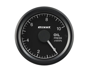 PIVOT GT GAUGE-52 OIL PRESSURE GAUGE WHITE LIGHT GSP-5