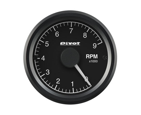 PIVOT GT GAUGE-52 TACHOMETER GAUGE WHITE LIGHT GST-5