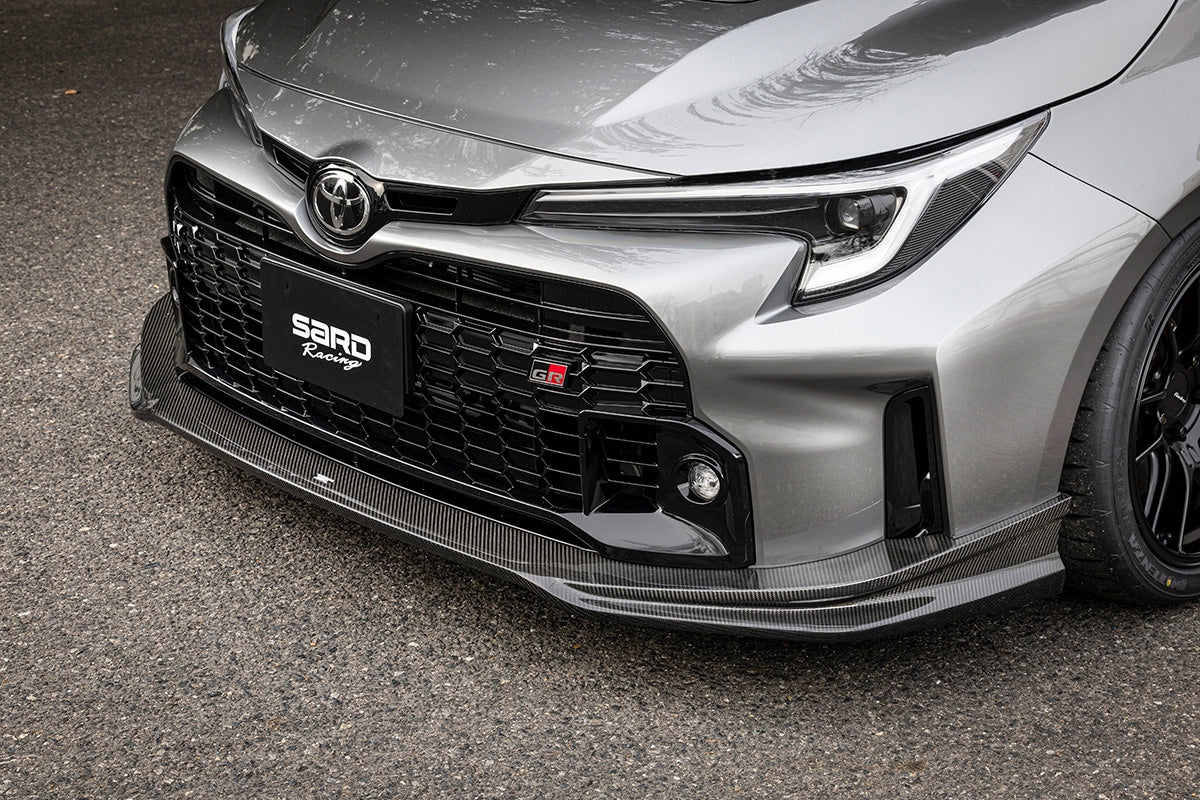 SARD GT1 FRONT HALF SPOILER FRP UNPAINTED FOR TOYOTA GR COROLLA GZEA14H 81213