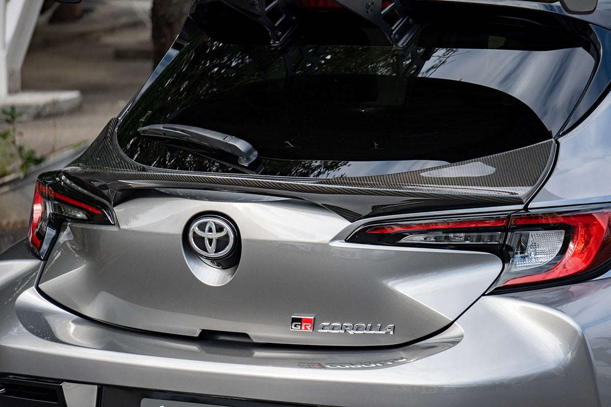 SARD GT1 FRONT REAR GATE SPOILER FRP UNPAINTED FOR TOYOTA GR COROLLA GZEA14H 81219