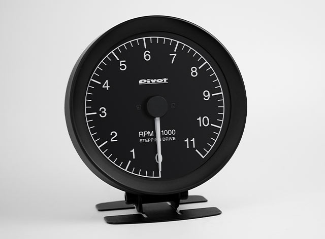 PIVOT GT GAUGE-80 TACHOMETER GAUGE WHITE LIGHT GST-8
