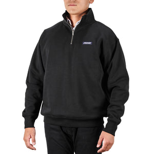 RAYS No.13 RAYS HALF ZIP SWEATER 23A SIZE L BLACK 7409030020031