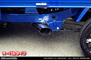 WIRUS WIN OVAL TYPE SIDE MUFFLER FOR DAIHATSU HIJET TRUCK EBD-S500P EBD-S510P SMART ASSIST MODELS KF WIRUS-WIN-00059