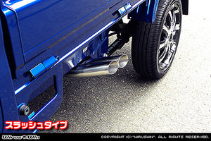WIRUS WIN SLASH TYPE SIDE MUFFLER FOR DAIHATSU HIJET TRUCK EBD-S500P EBD-S510P SMART ASSIST MODELS KF WIRUS-WIN-00058