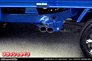 WIRUS WIN SLASH TYPE SIDE MUFFLER FOR DAIHATSU HIJET TRUCK EBD-S500P EBD-S510P SMART ASSIST MODELS KF WIRUS-WIN-00058
