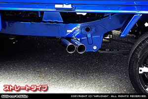 WIRUS WIN STRAIGHT TYPE SIDE MUFFLER FOR DAIHATSU HIJET TRUCK EBD-S500P EBD-S510P KF WIRUS-WIN-00054