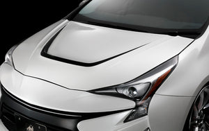 K'SPEC BONNET GENUINE SILVER TWO-TONE FOR TOYOTA PRIUS ZVW50 ZVW51 ZVW55 GL-50PR-BO-1F7-S