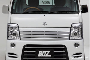 REVIER REIZ 3D LED LIGHT BAR HEADLIGHT METEOR VERSION INNER CHROME FOR SUZUKI CARRY DA63T DA65T HL-SZ13-RUN-CH