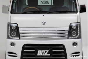 REVIER REIZ 3D LED LIGHT BAR HEADLIGHT METEOR VERSION INNER BLACK FOR SUZUKI CARRY DA63T DA65T HL-SZ13-RUN-JM