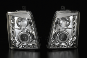 REVIER REIZ 3D LED LIGHT BAR HEADLIGHT METEOR VERSION INNER BLACK FOR SUZUKI CARRY DA63T DA65T HL-SZ13-RUN-JM