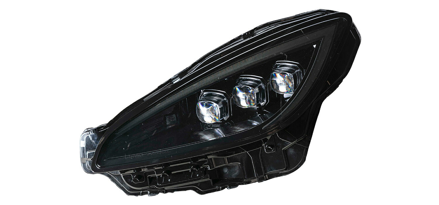 VALENTI JEWEL HEADLAMP ULTRA CLEAR LENS GLOSS BLACK FOR TOYOTA GR86 ZN8 SUBARU BRZ ZD8 HL86GRZU-CG-1