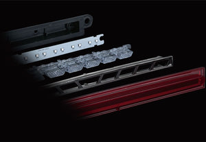 VALENTI JEWEL LED HIGH MOUNT STOP LAMP LIGHT SMOKE RED CHROME LIMITED COLOR FOR TOYOTA GR86 ZN8 SUBARU BRZ ZD8 HT86GRZ-SR-1