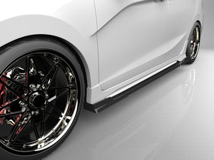 EUROU SPORTS AERO PARTS SERIES FRONT UNDER SPOILER AND SIDE STEPS (2-PIECE KIT) FOR HONDA FIT RS GK5 KOUKI EURO-00004