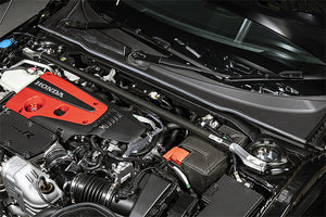 HKS CARBON BRACE WITH GRAPHITE DESIGN FOR HONDA CIVIC TYPE R FL5 83001-AH001